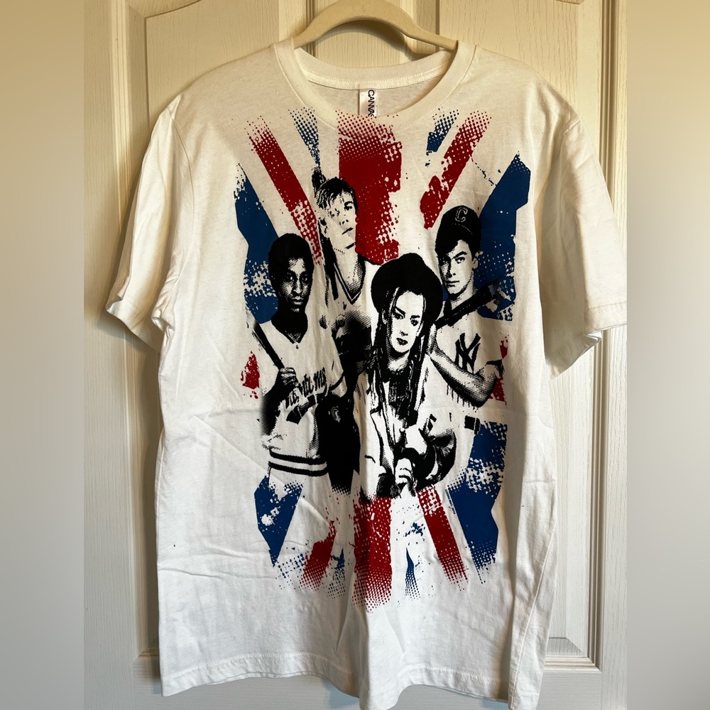 Culture Club White Graphic Band Print Crewneck T-Shirt